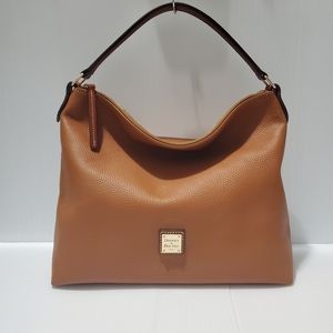 Dooney and Bourke Pebble Large Caramel East West Sac.